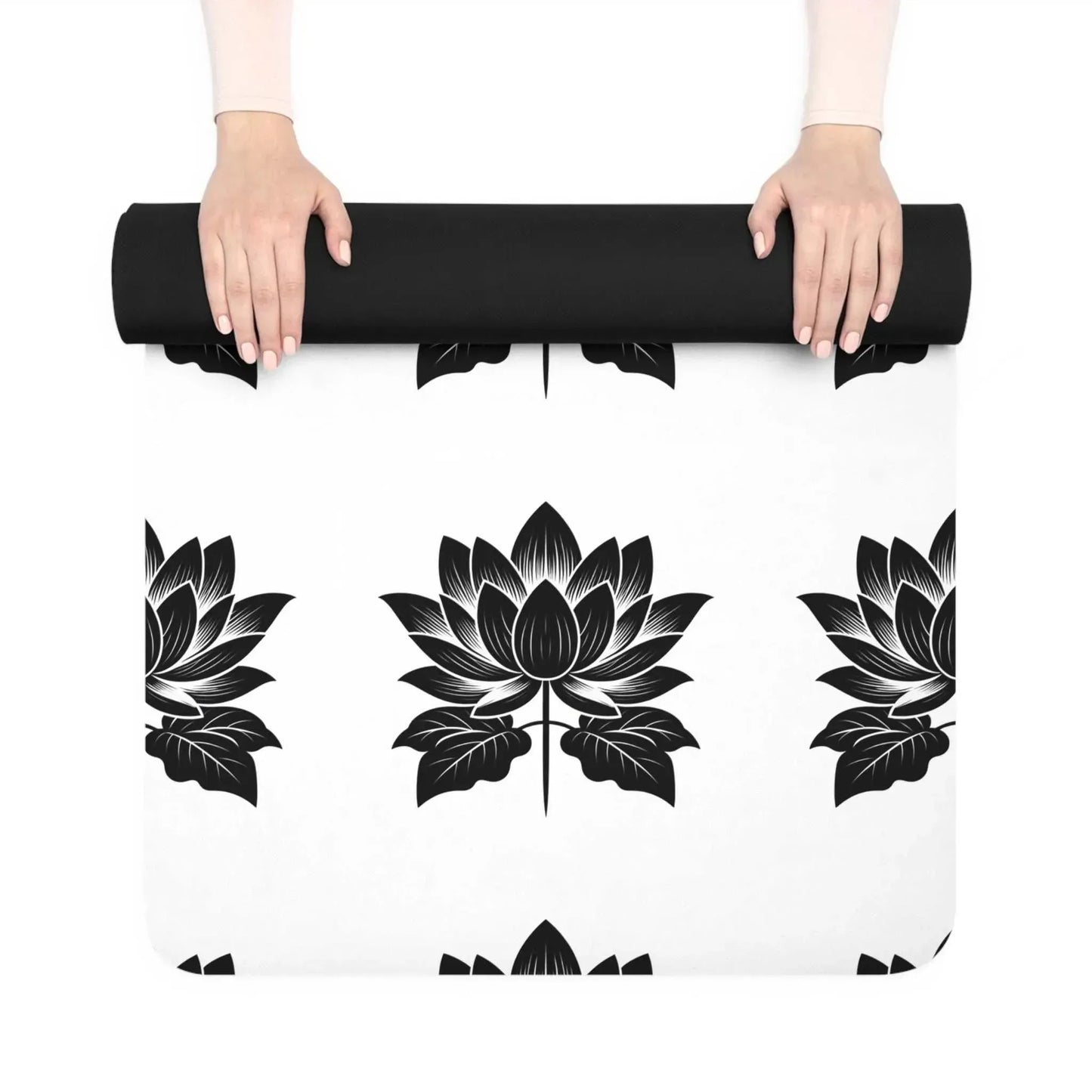 Lotus Harmony Yoga Mat - Embrace Elegance and Strength 🌸🧘♀️ -ZenArtBliss