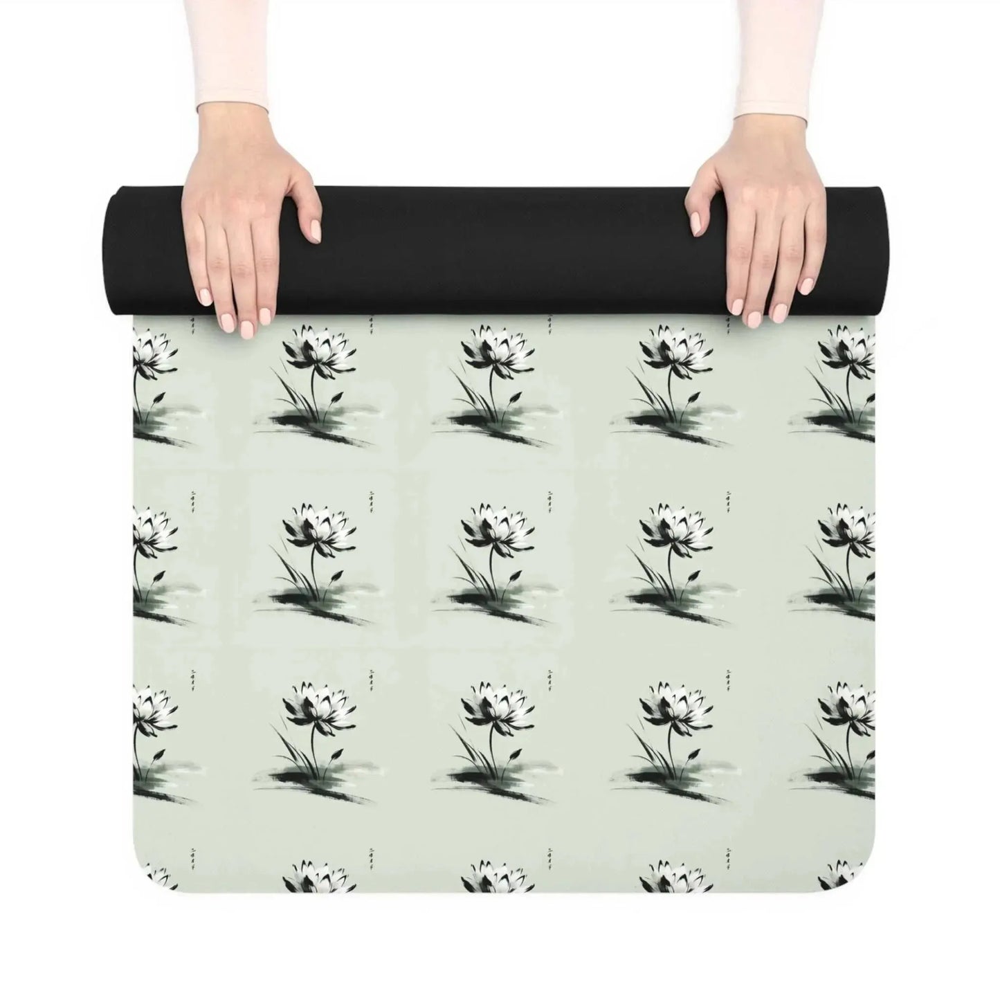 Lotus Tranquility Yoga Mat - Embrace Peace and Serenity 🌸🧘♀️ -ZenArtBliss