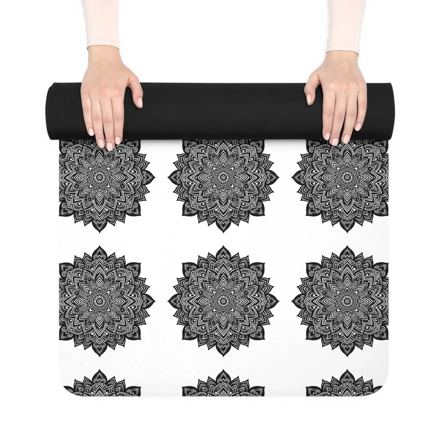 Mandala Lotus Balance Yoga Mat - Elevate Your Practice 🌸🧘♀️ -ZenArtBliss