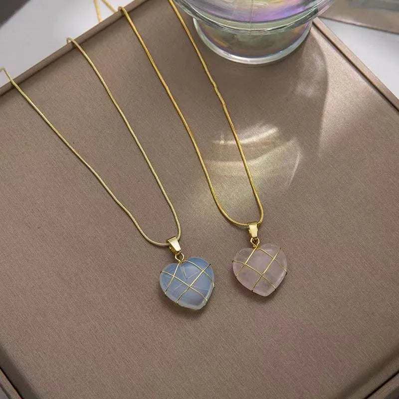 Fashion Moonstone Necklace For Cartoon Princess Love Girl Necklace Novelty Jewelry -ZenArtBliss