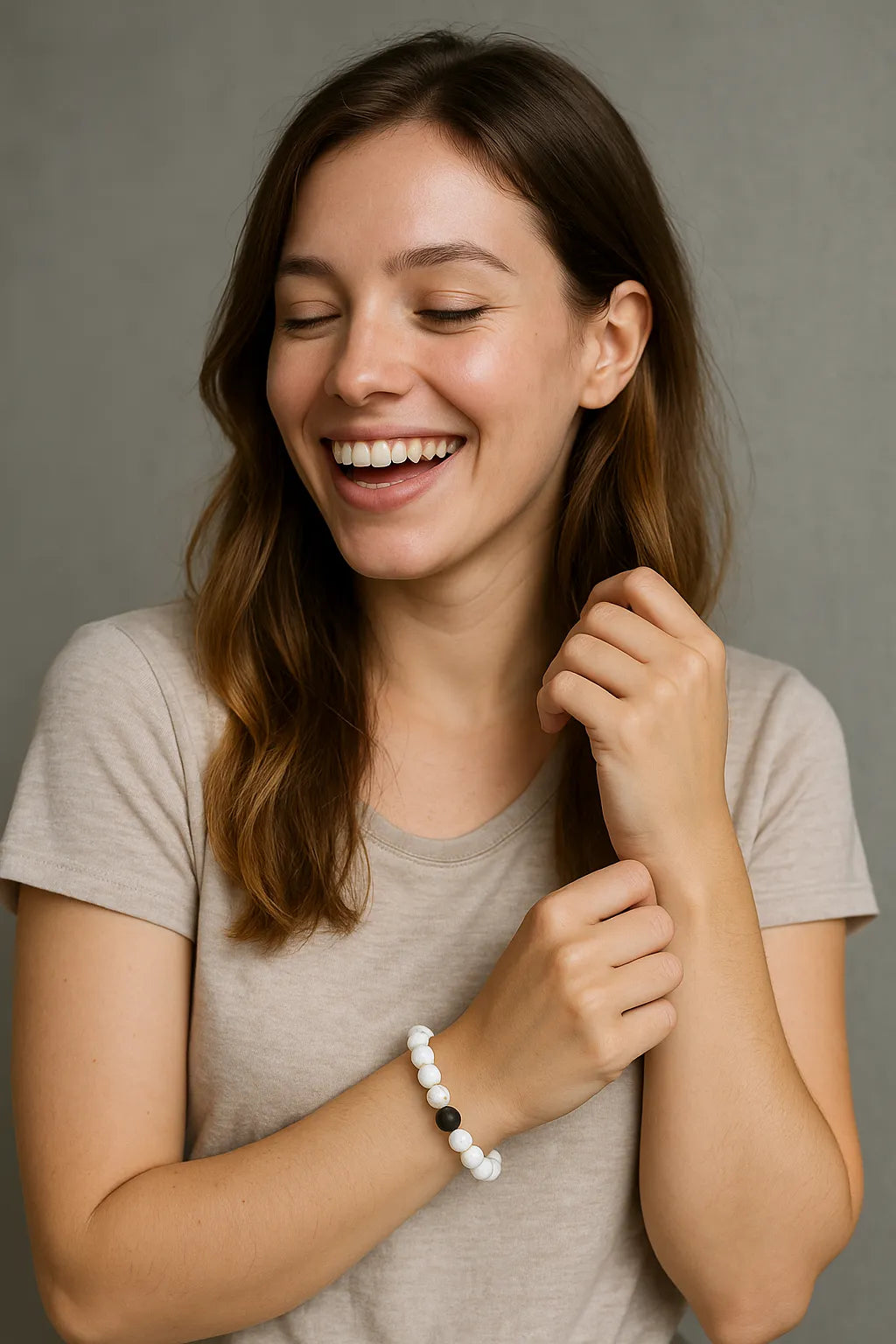 Zenith Marble & Brass Bracelet - Japanese Inspired (2 Styles)