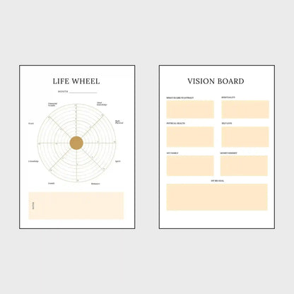 Vision Book Journal | Transformative Goal-Setting & Visualization Planner -ZenArtBliss