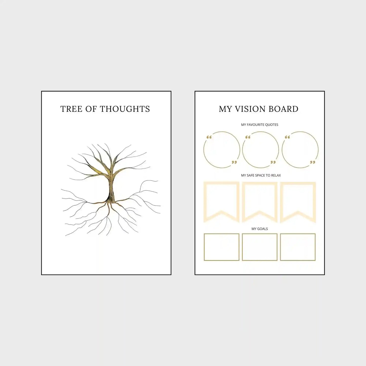 Vision Book Journal | Transformative Goal-Setting & Visualization Planner -ZenArtBliss