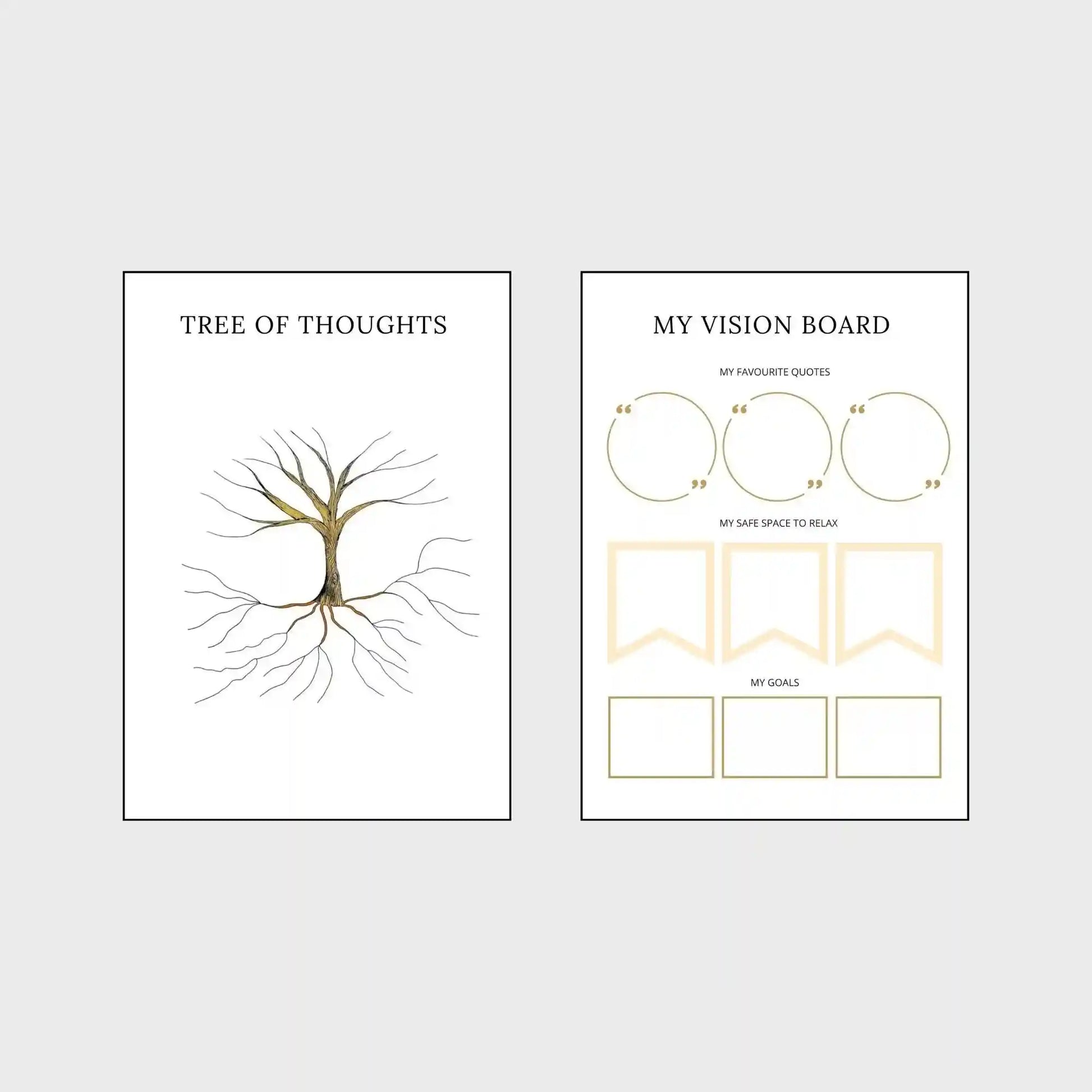 Vision Book Journal | Transformative Goal-Setting & Visualization Planner -ZenArtBliss