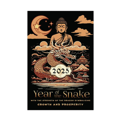 Snake Year 2025 Poster
