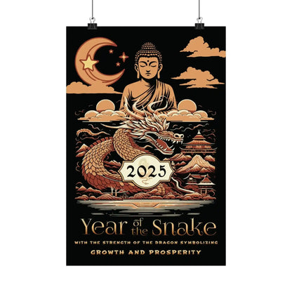 Snake Year 2025 Poster