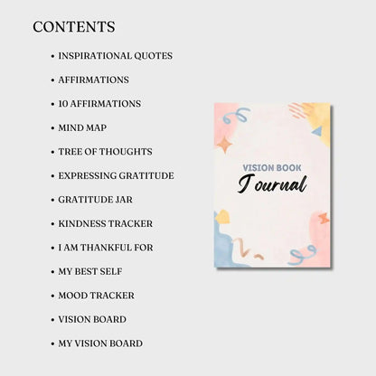 Vision Book Journal | Transformative Goal-Setting & Visualization Planner -ZenArtBliss