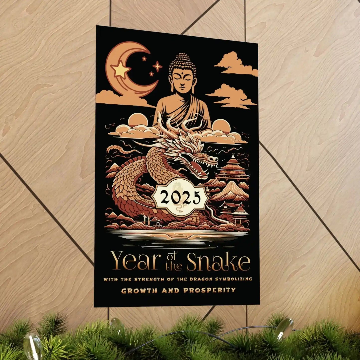 Snake Year 2025 Poster