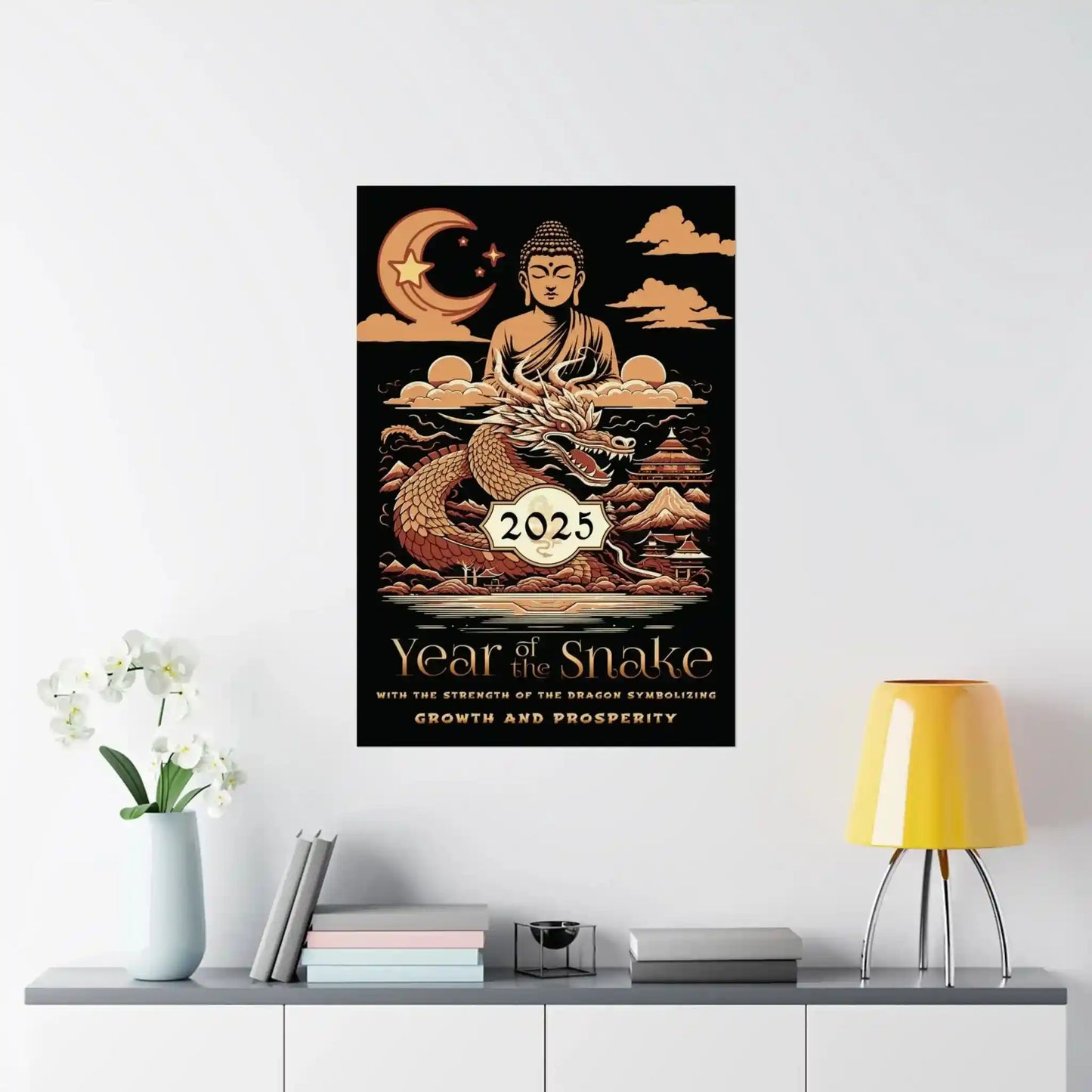 Snake Year 2025 Poster