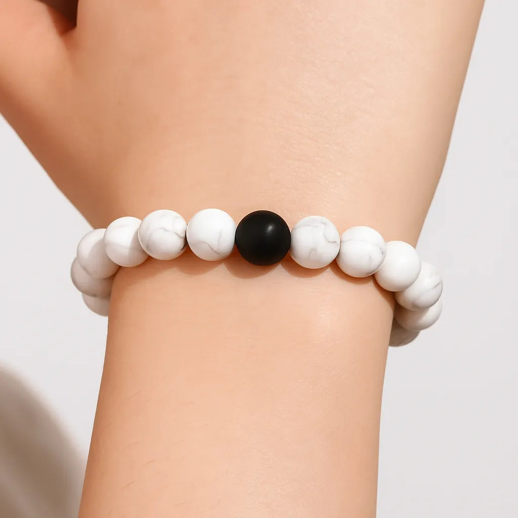 Zenith Marble & Brass Bracelet - Japanese Inspired (2 Styles)