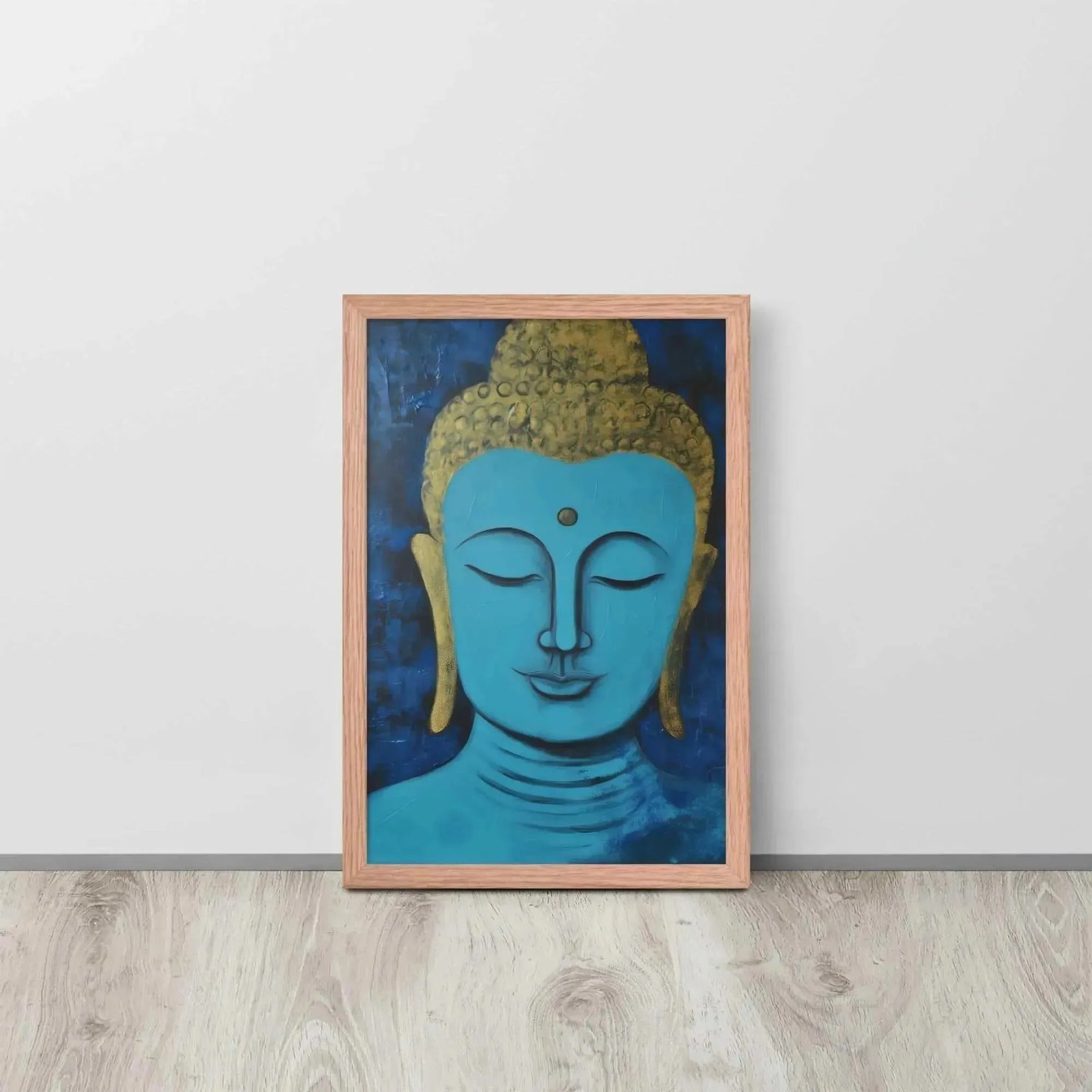 Blue Buddha Zen Wall Art (Find Serenity in Your