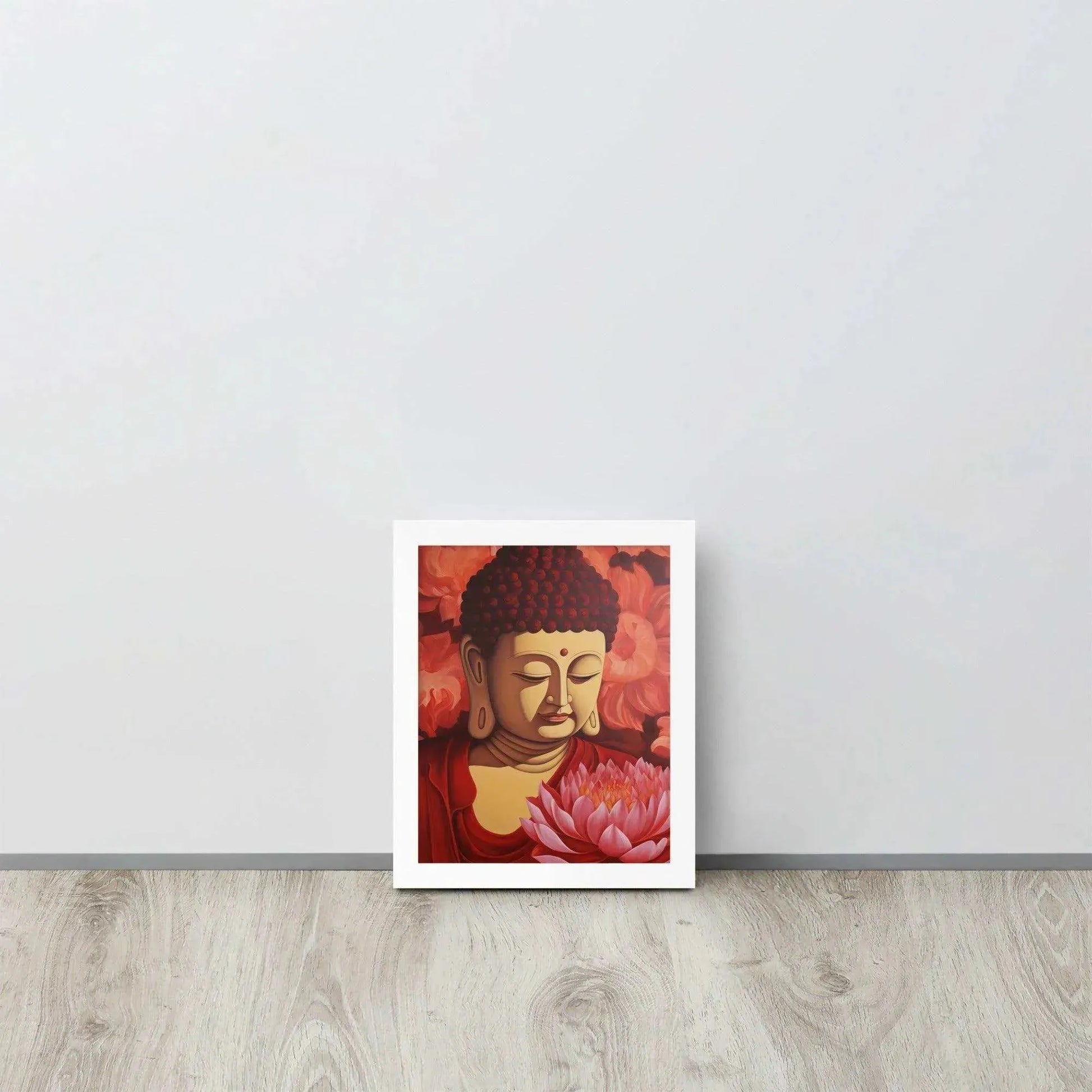 Buddha Framed Print: Red Roses, Golden Light #homedecor – ZenArtBliss -ZenArtBliss