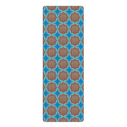 Ocean Bloom Mandala Yoga Mat 🌊🌺 -ZenArtBliss