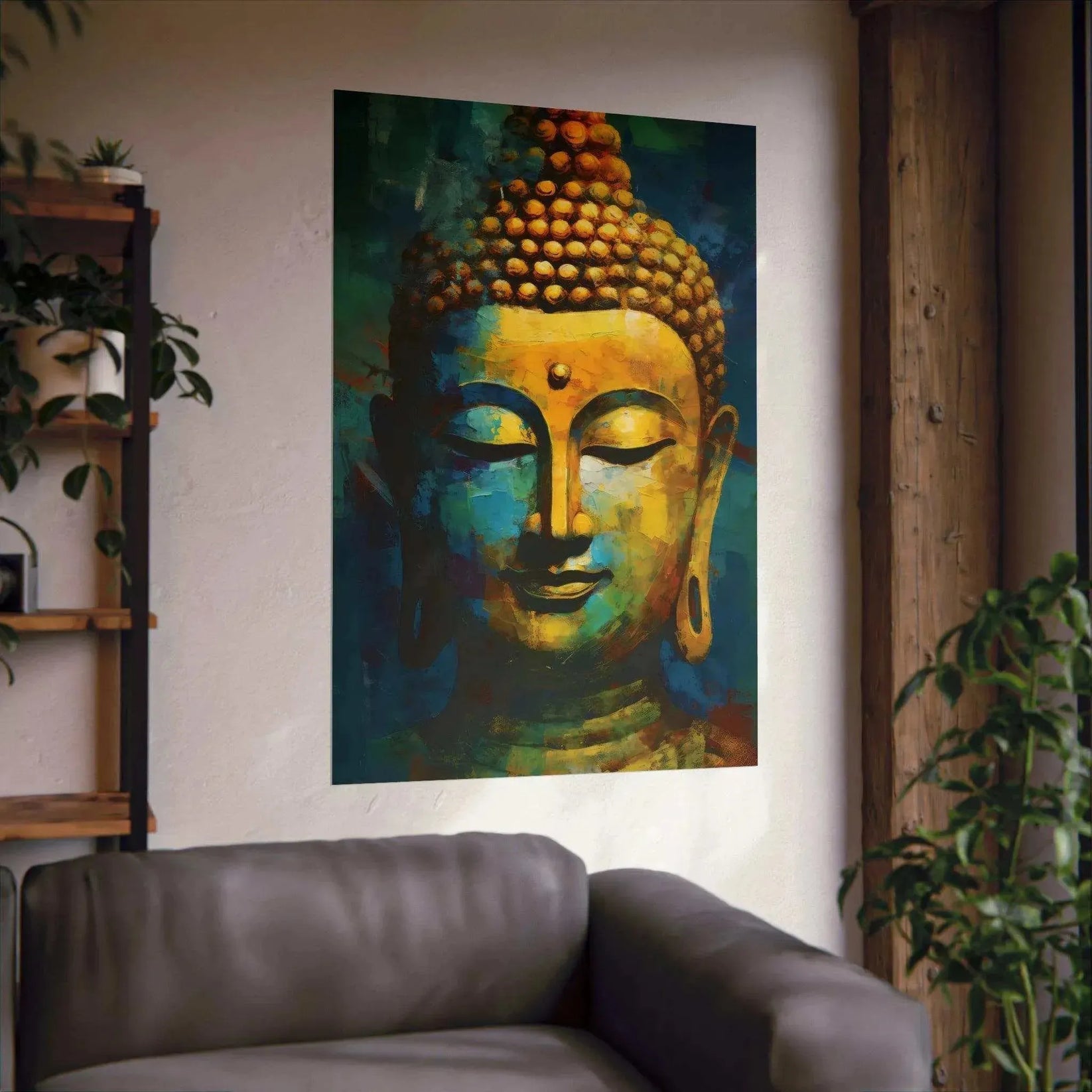 The Big Easy Buddha 24x30 Zen Wall Art Poster Zenartbliss
